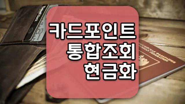 카드 포인트 현금화