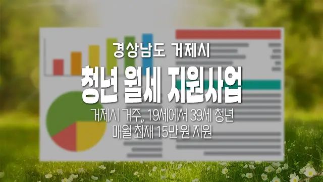 경상남도 청년 월세 지원사업 (거제시)