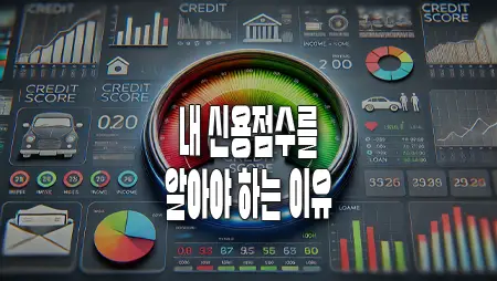 내 신용점수를 꼭 알아야 하는 이유